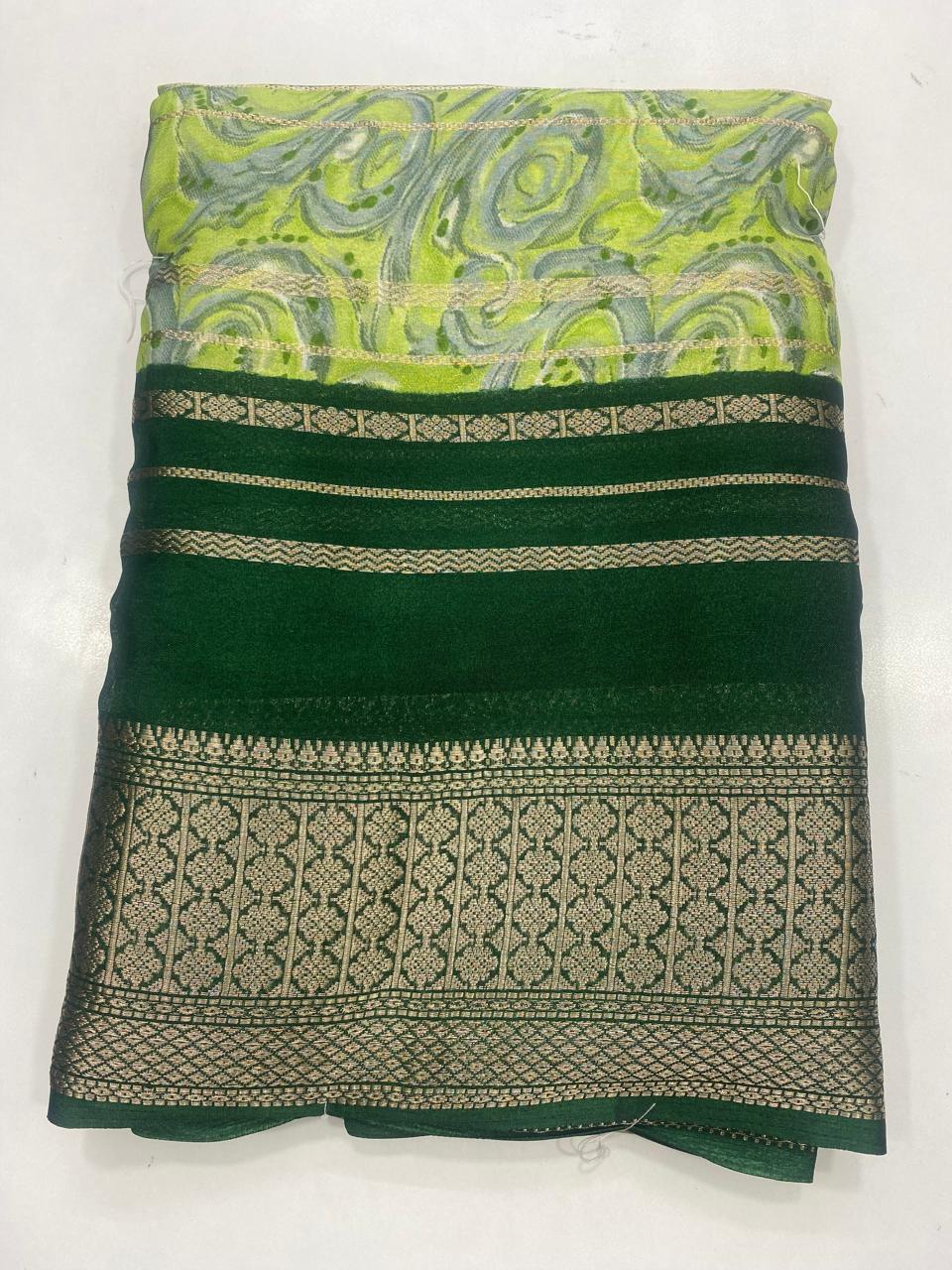 Fancy Georgette Digital Saree (2732)