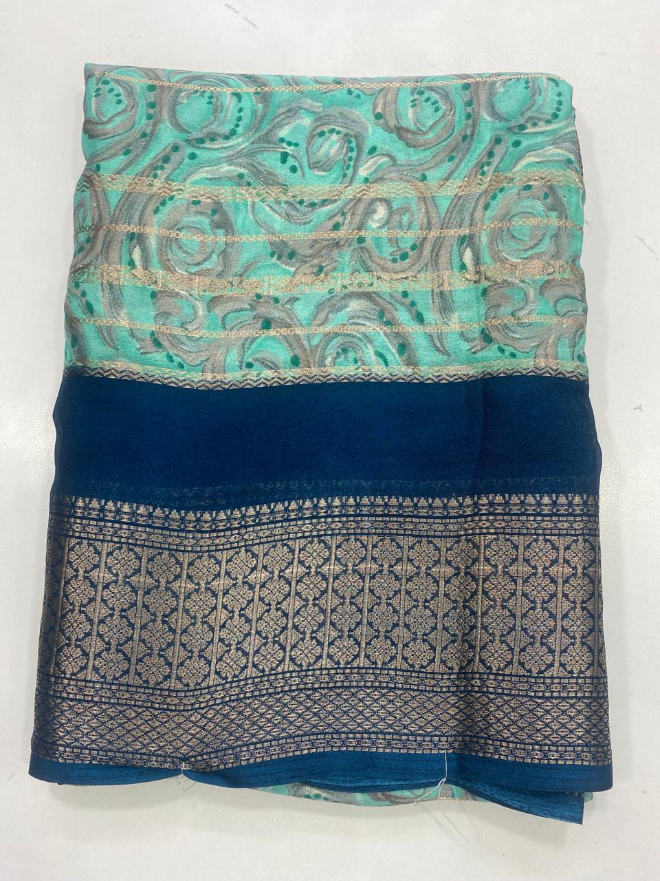 Fancy Georgette Digital Saree (2732)