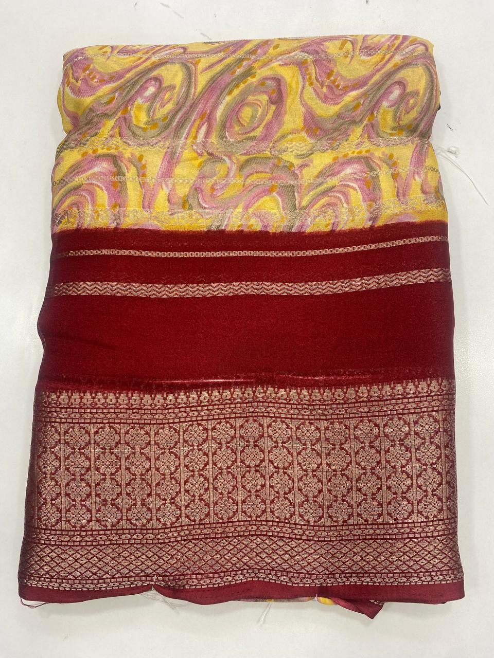 Fancy Georgette Digital Saree (2732)