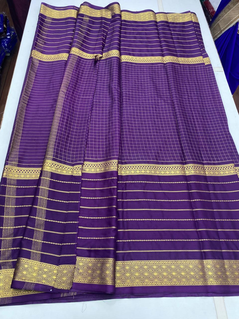 Mysore Crepe Self Saree (2751)