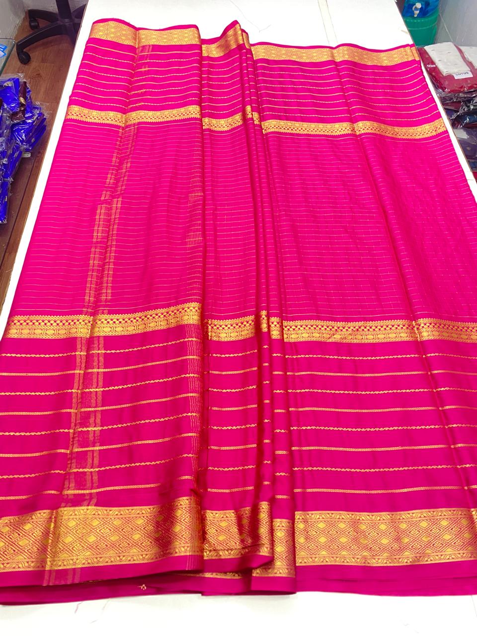 Mysore Crepe Self Saree (2751)