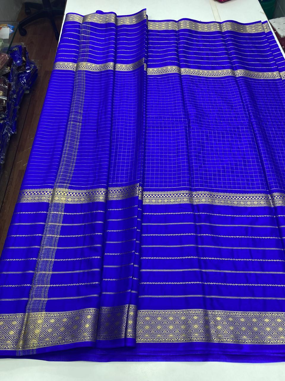 Mysore Crepe Self Saree (2751)