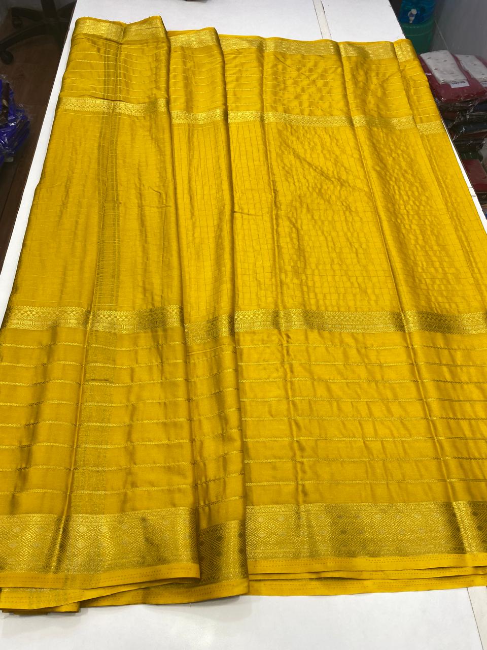 Mysore Crepe Self Saree (2751)
