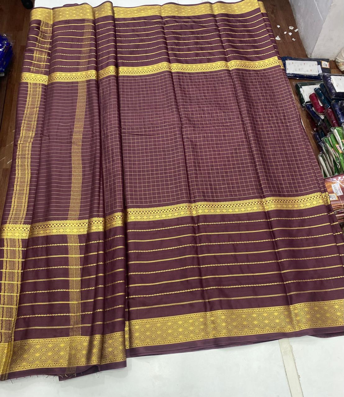 Mysore Crepe Self Saree (2751)
