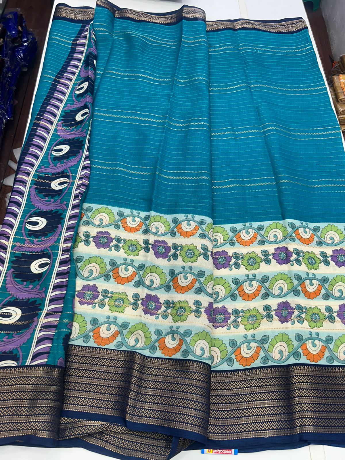 Fancy Georgette Digital Print Saree (2733)