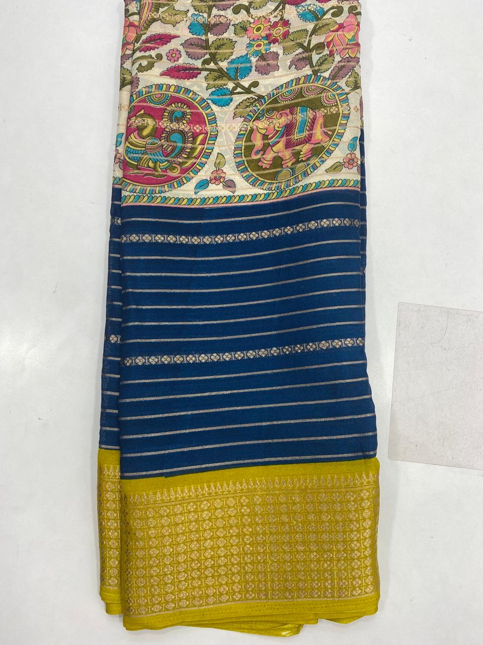 Fancy Georgette Digital Print Saree (2736)