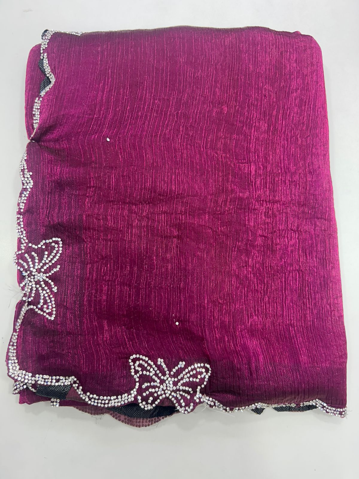 Space Silk Butterfly Border Saree (2747)
