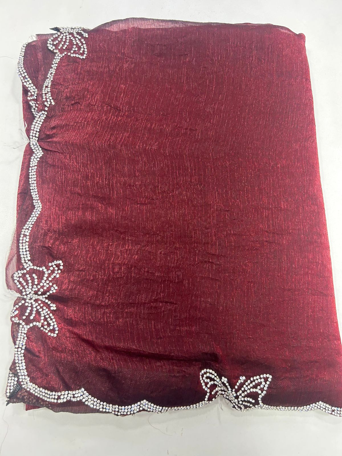 Space Silk Butterfly Border Saree (2747)