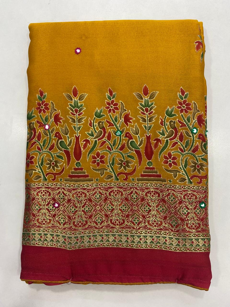 Fancy Pashmeena Saree (2749)