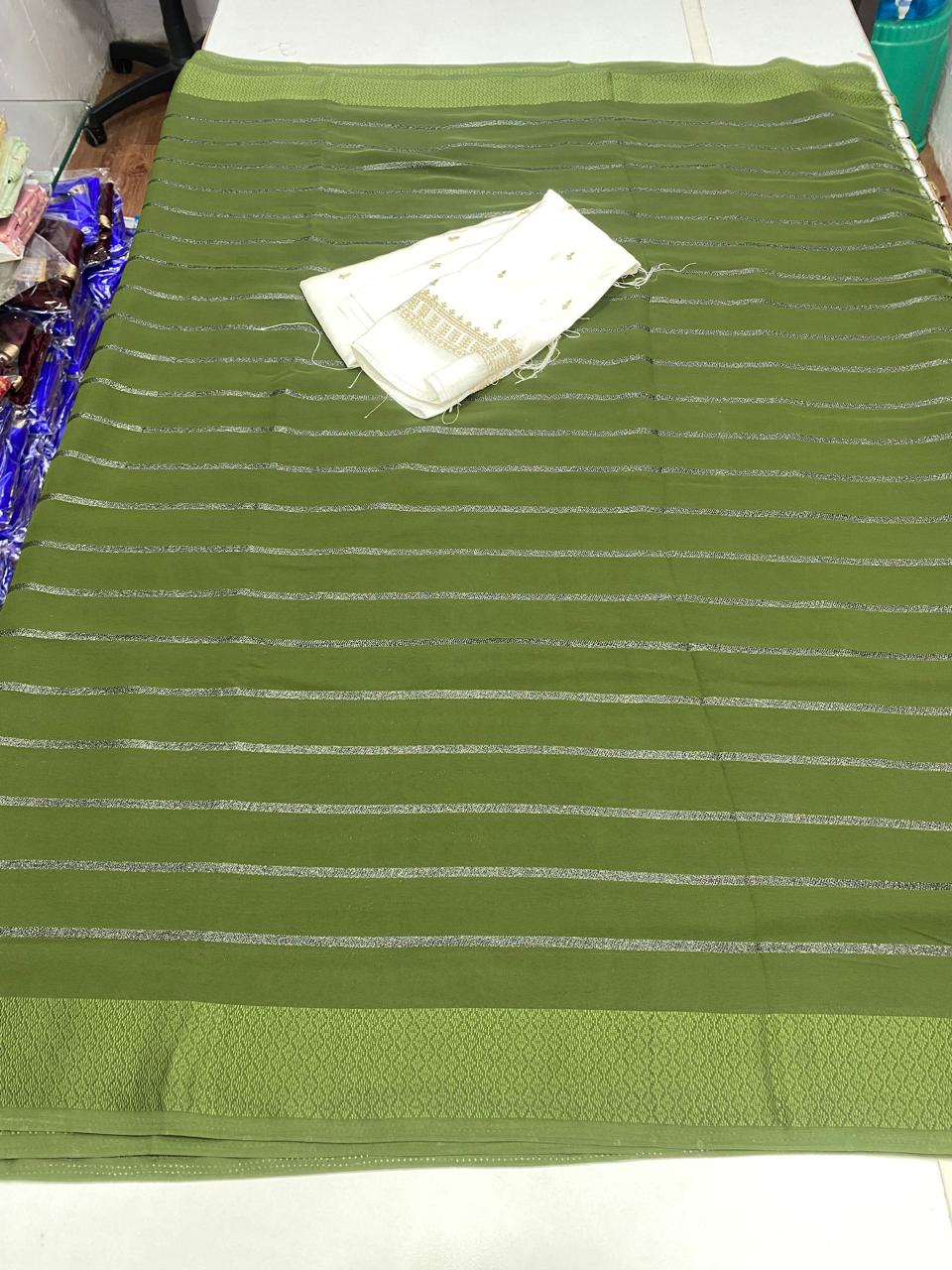 Soft Georgette Fancy Saree (2729)