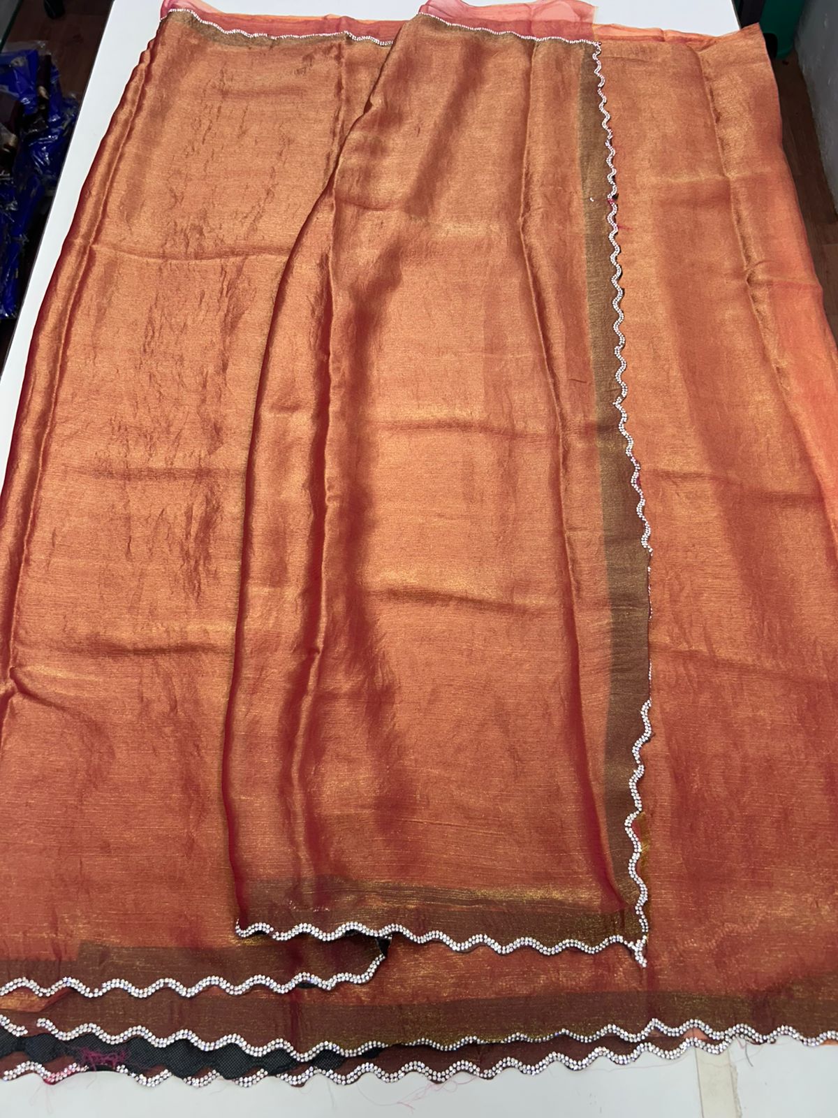 Space Silk Lace Border Saree (2746)