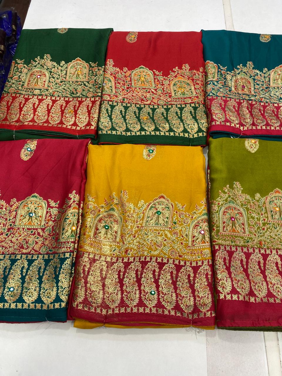 Fancy Pashmeena Saree (2749B)