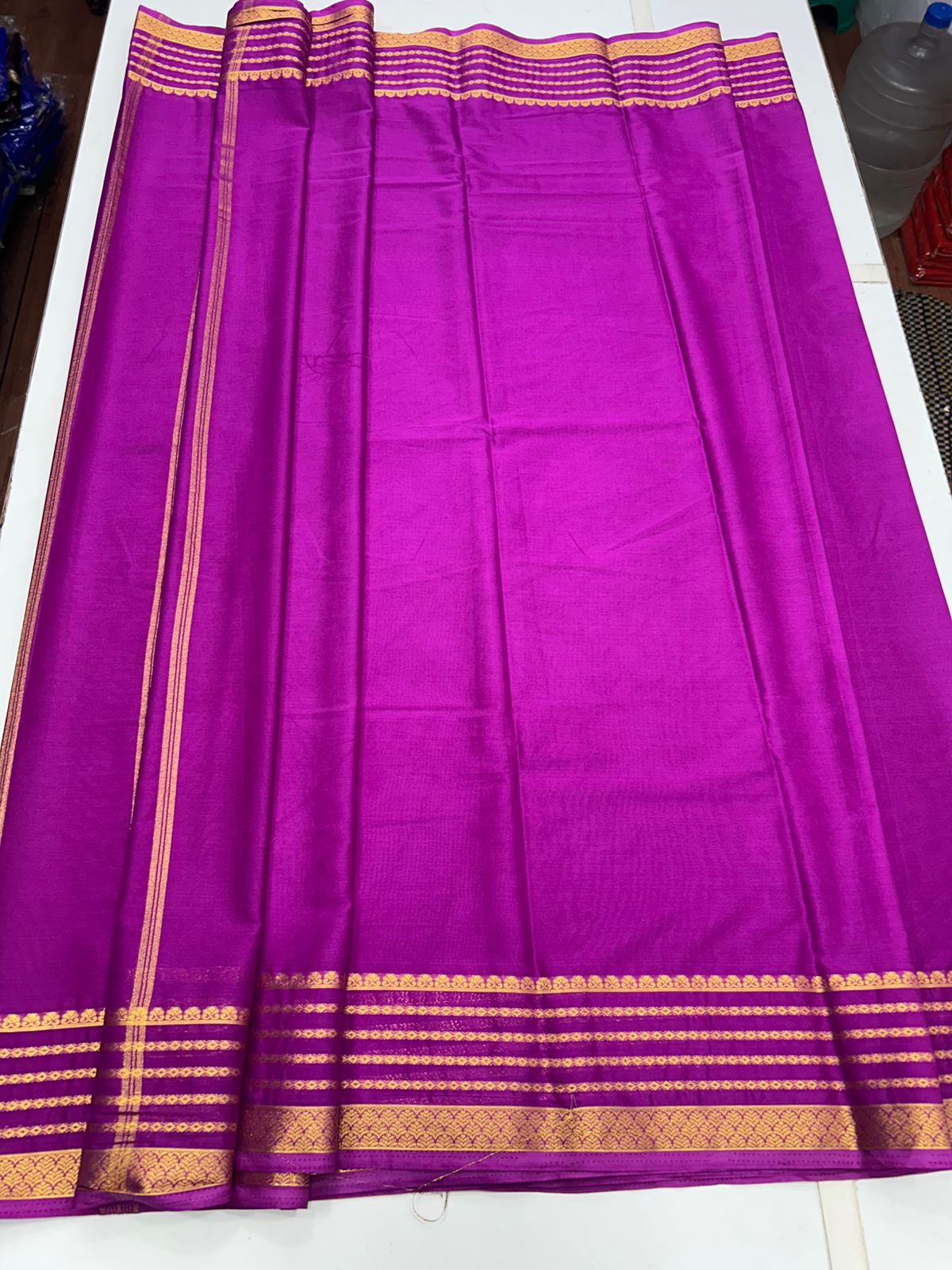 Mysore Crepe Self Saree (2761)