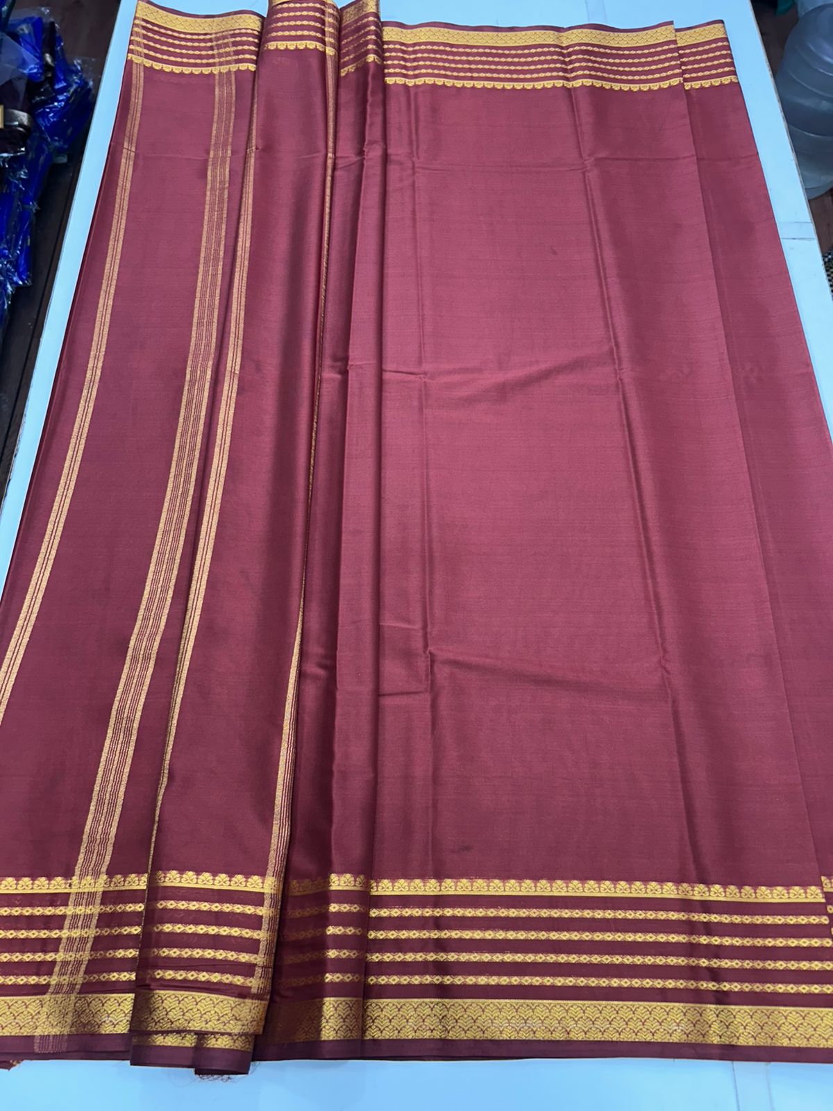 Mysore Crepe Self Saree (2761)
