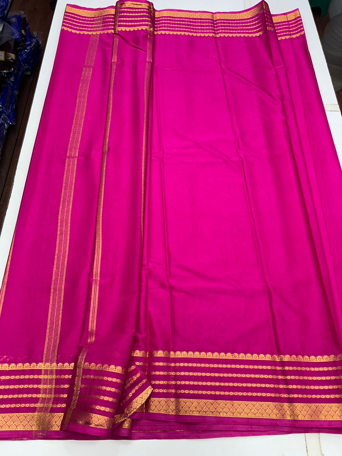 Mysore Crepe Self Saree (2761)