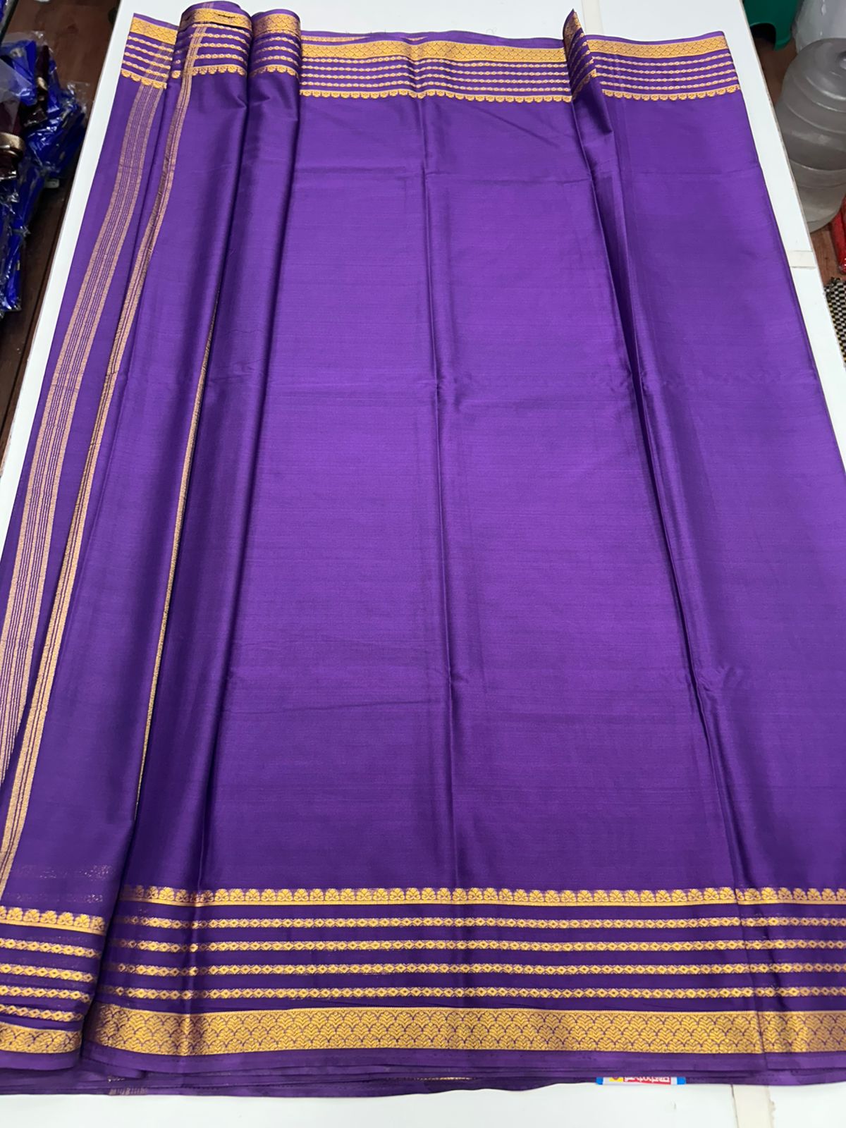 Mysore Crepe Self Saree (2761)