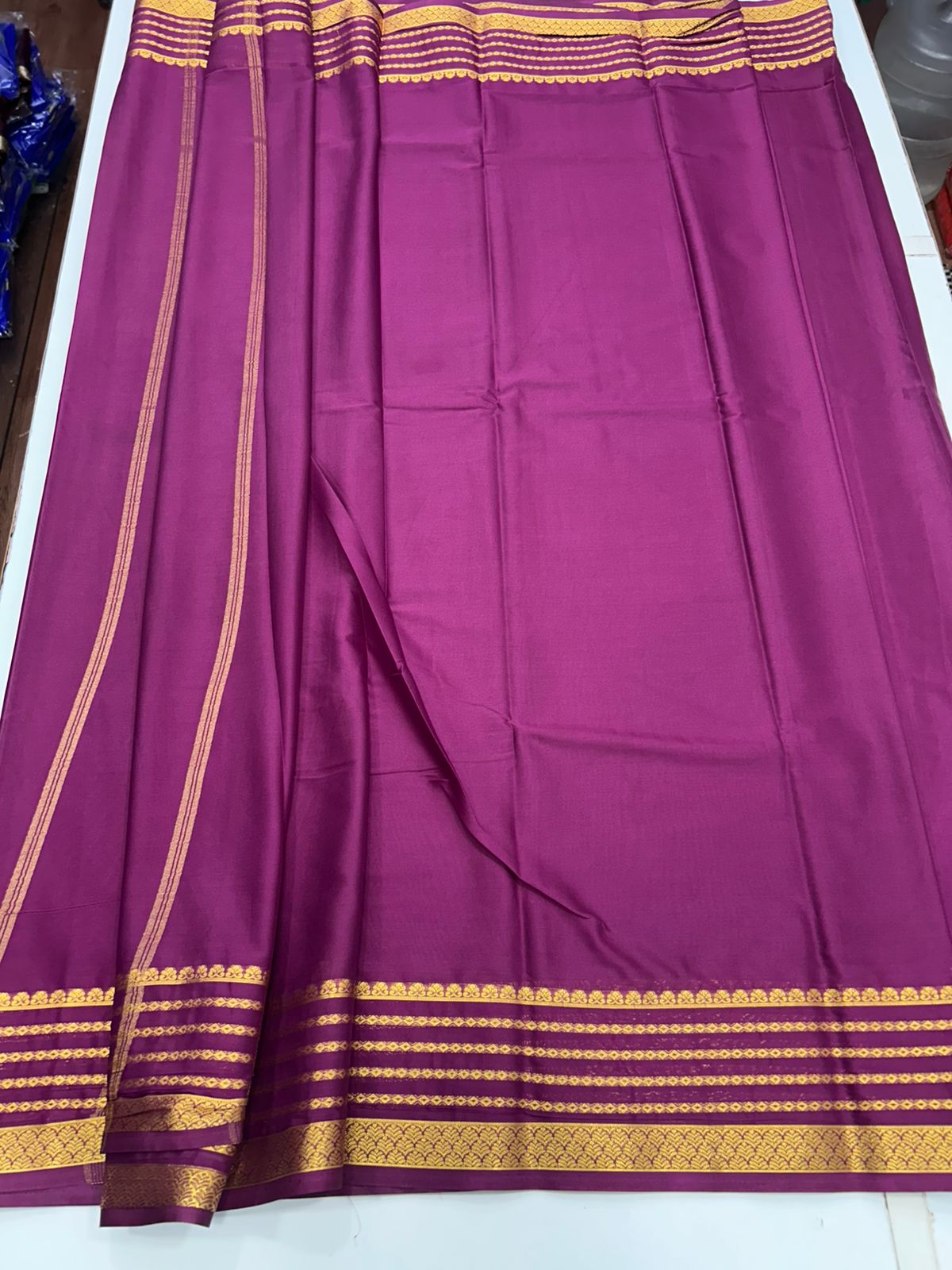 Mysore Crepe Self Saree (2761)