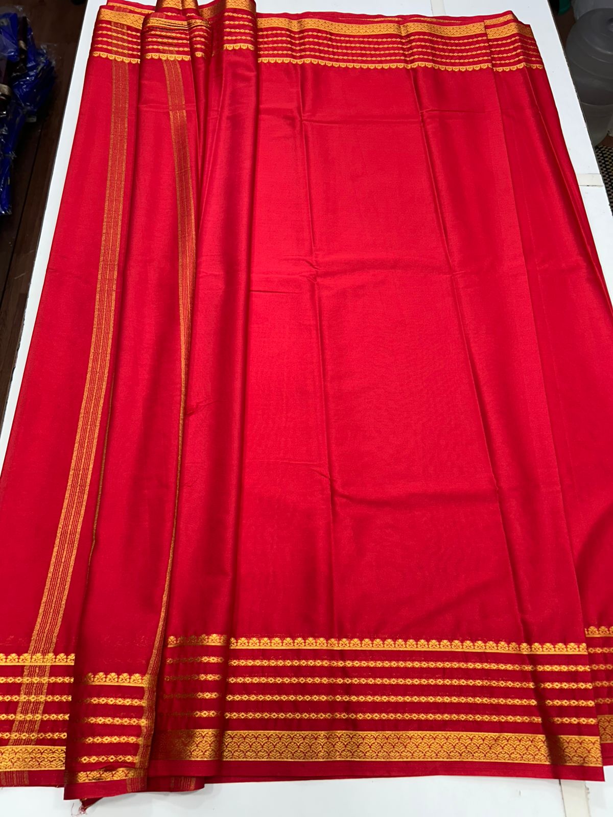 Mysore Crepe Self Saree (2761)