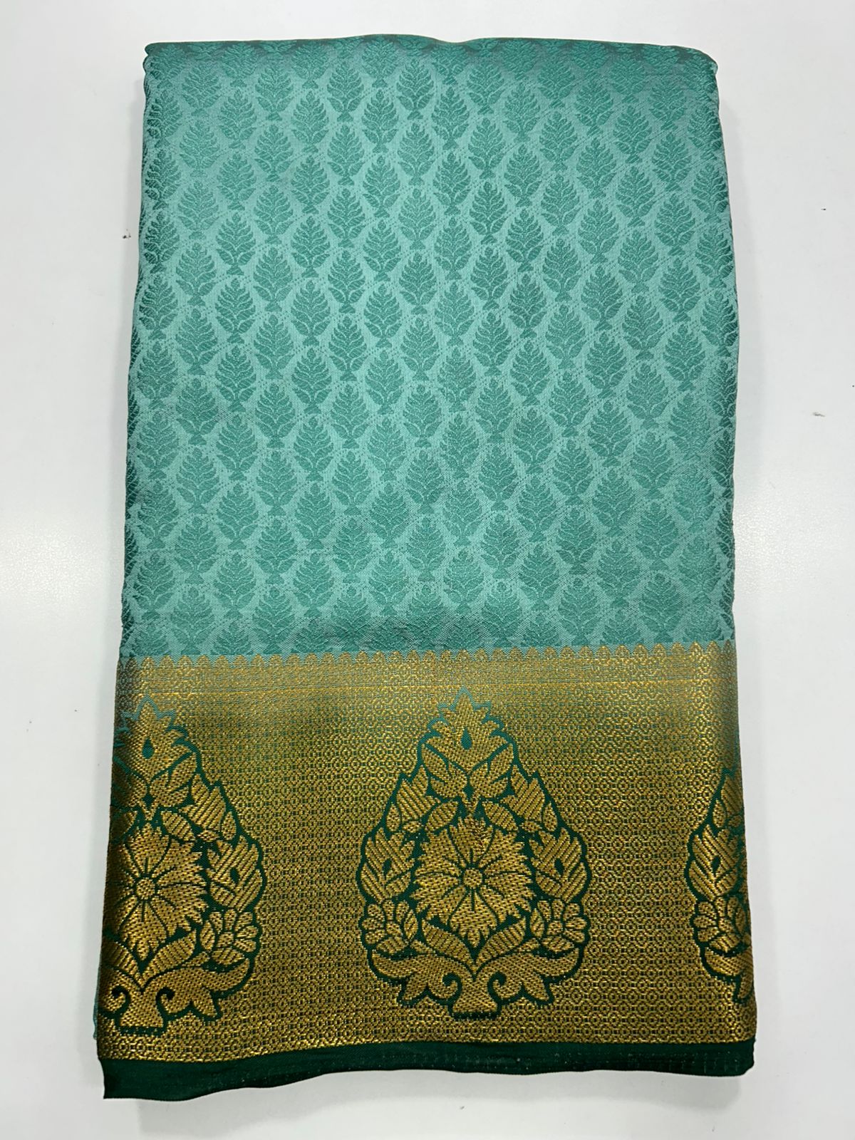 Semi Silk Embose Saree (1733)