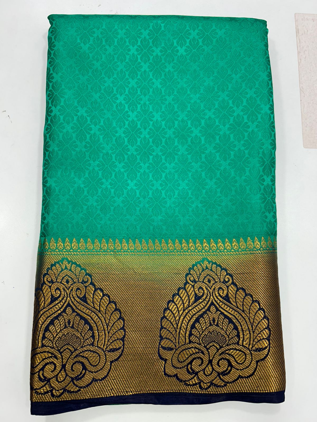 Semi Silk Embose Saree (1733)