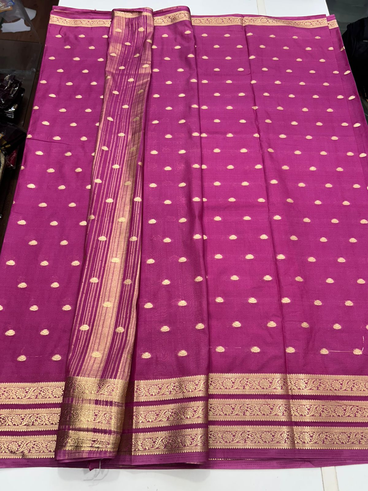 Crepe Georgette Self Saree (2778)