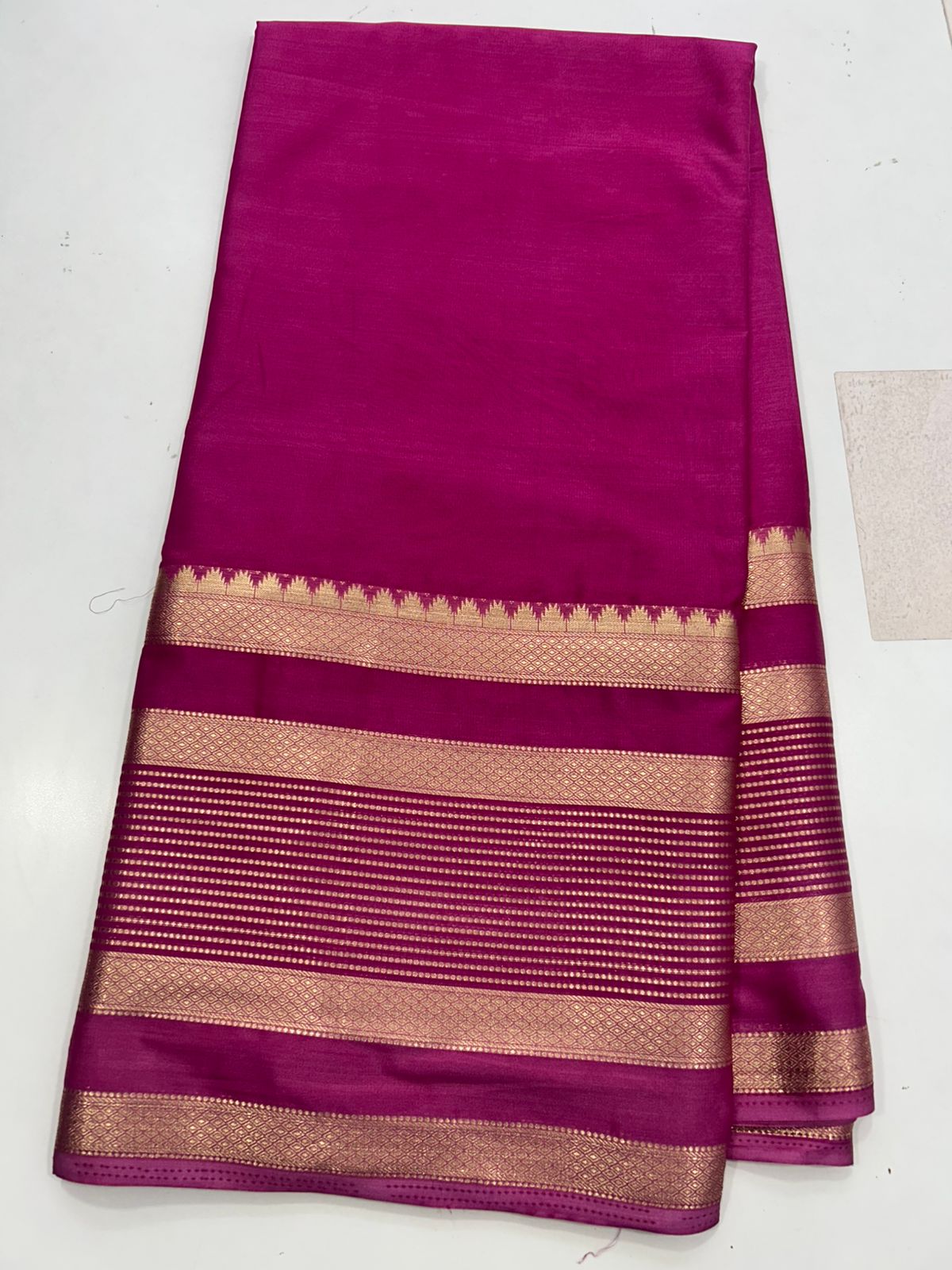 Mysore Crepe Self Saree (2779)