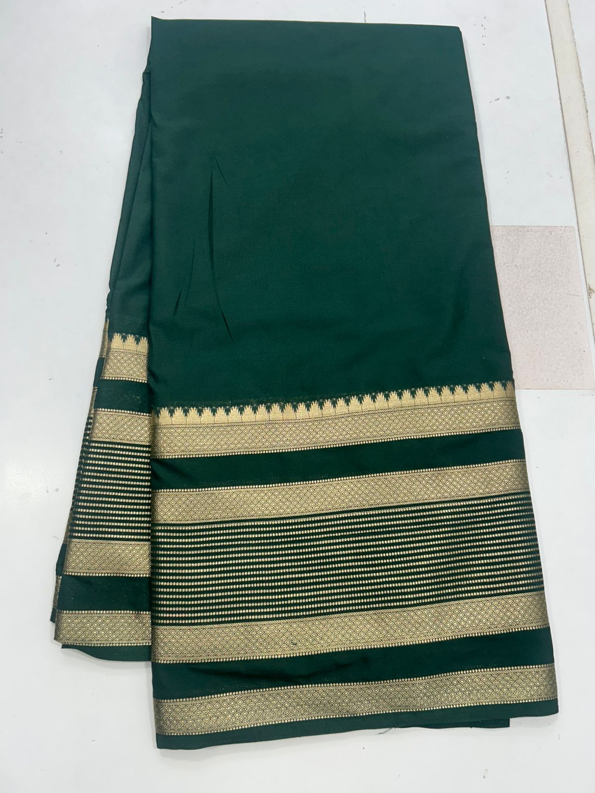 Mysore Crepe Self Saree (2779)