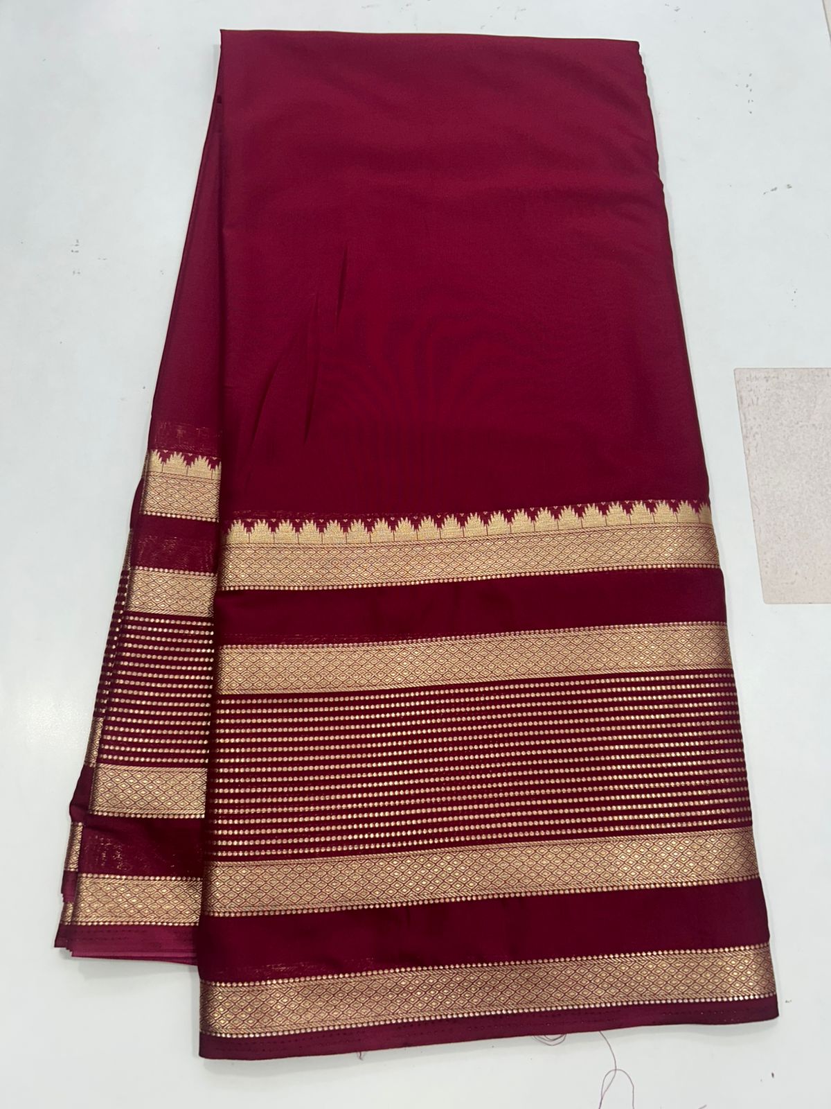 Mysore Crepe Self Saree (2779)