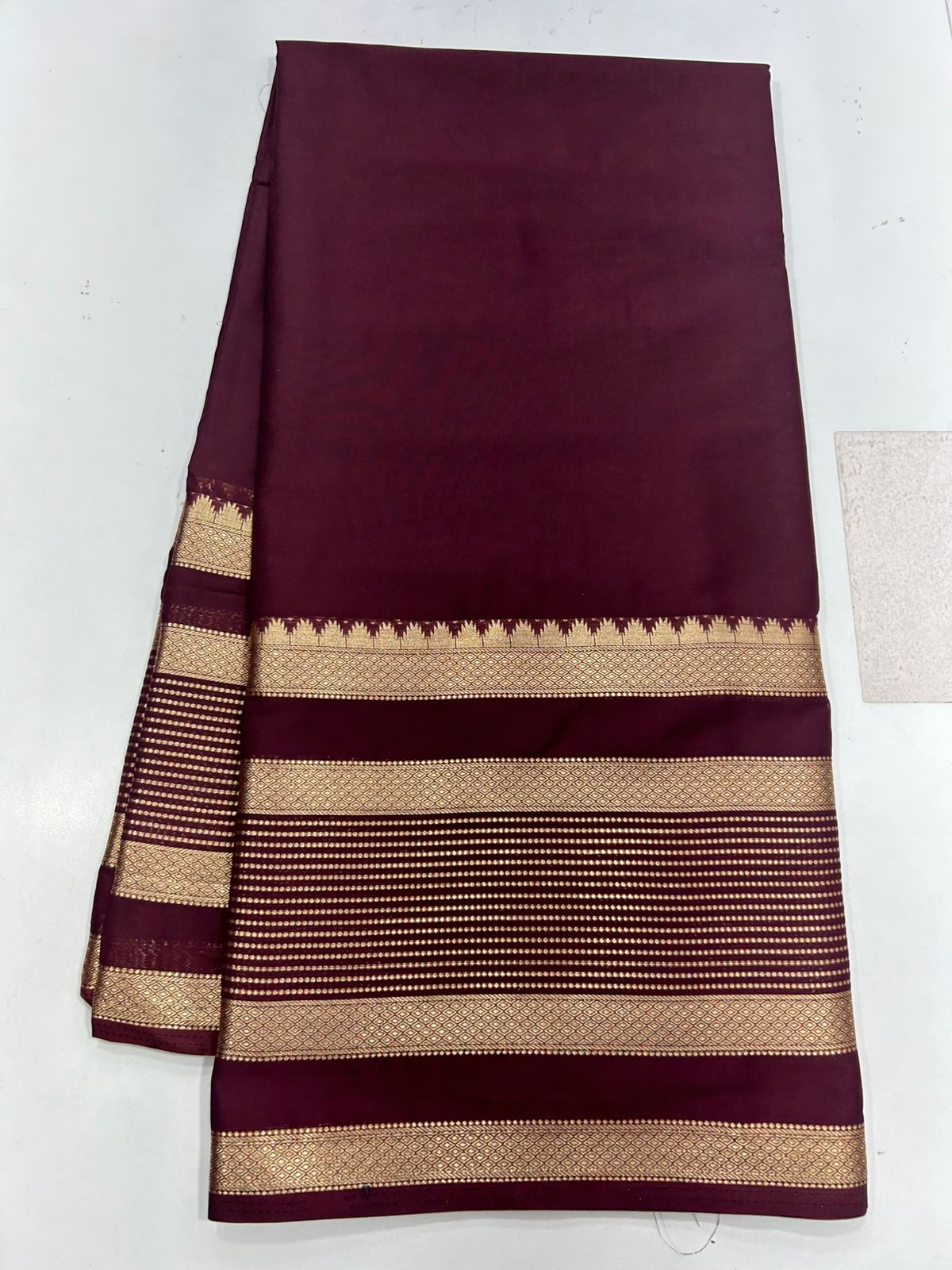 Mysore Crepe Self Saree (2779)