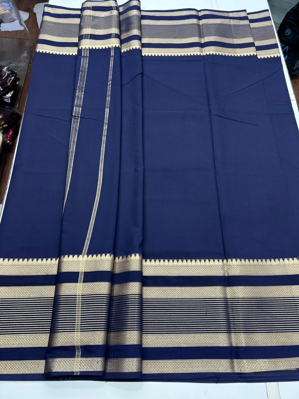 Mysore Crepe Self Saree (2779)
