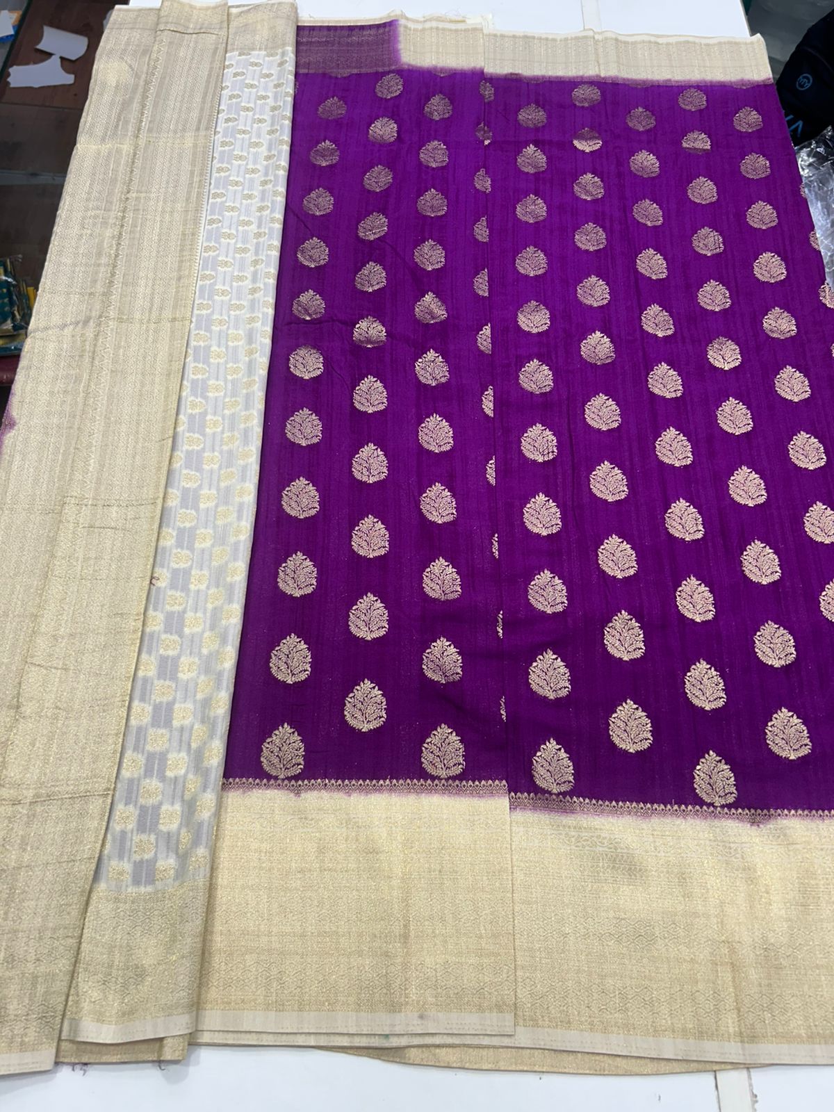 Khaddi Georgette Butta Saree (2784)