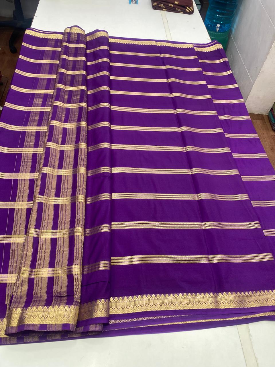 Mysore Crepe Self Saree (2797)