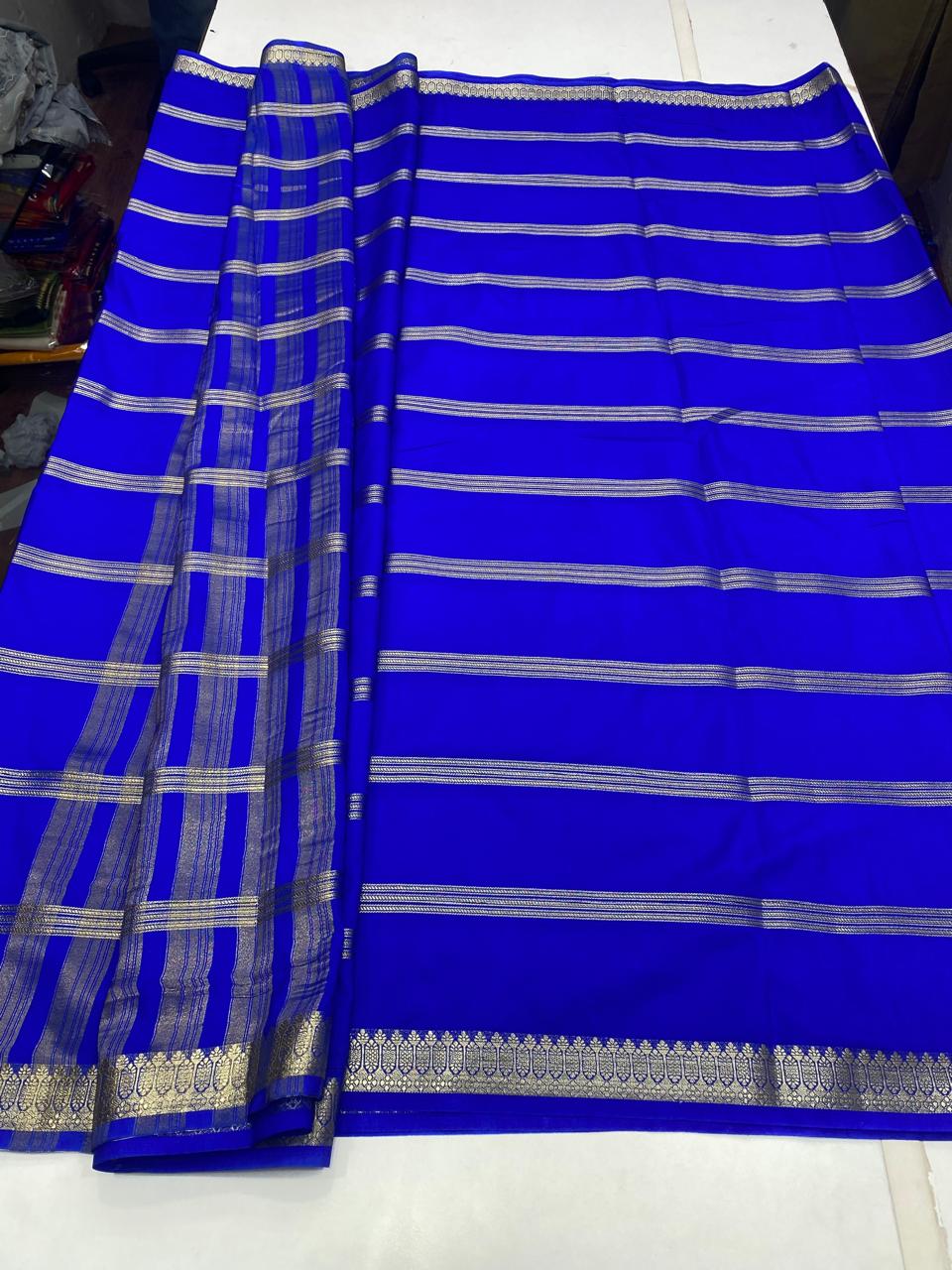 Mysore Crepe Self Saree (2797)
