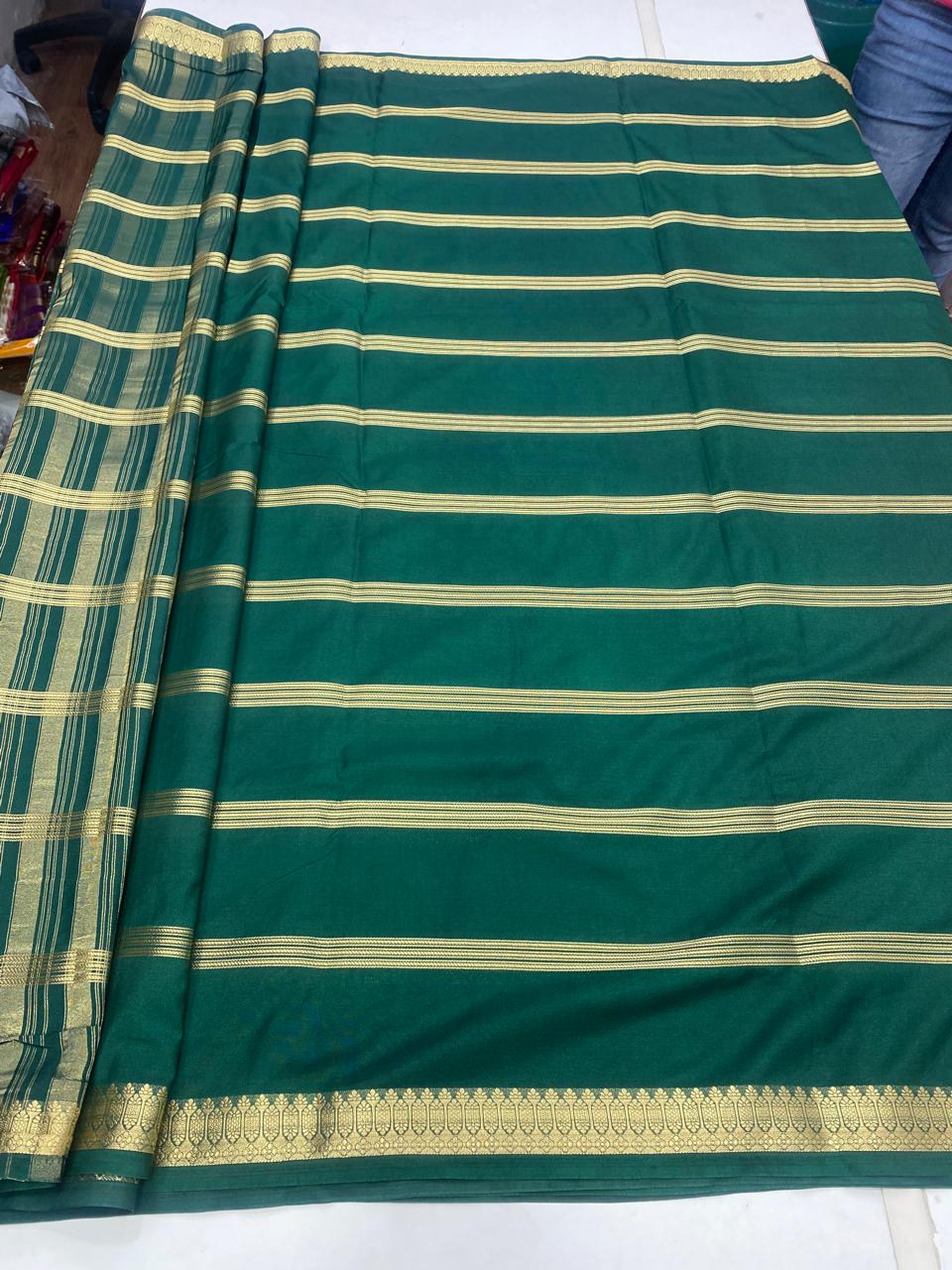 Mysore Crepe Self Saree (2797)