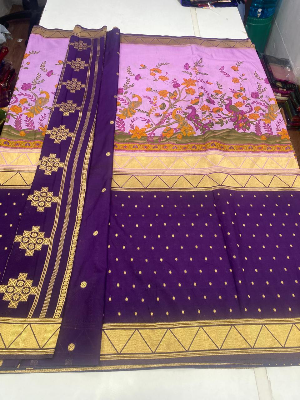 Khaddi Georgette Digital Print Saree (2815)