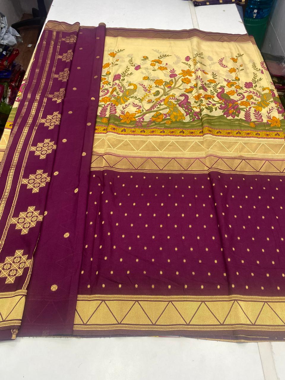 Khaddi Georgette Digital Print Saree (2815)