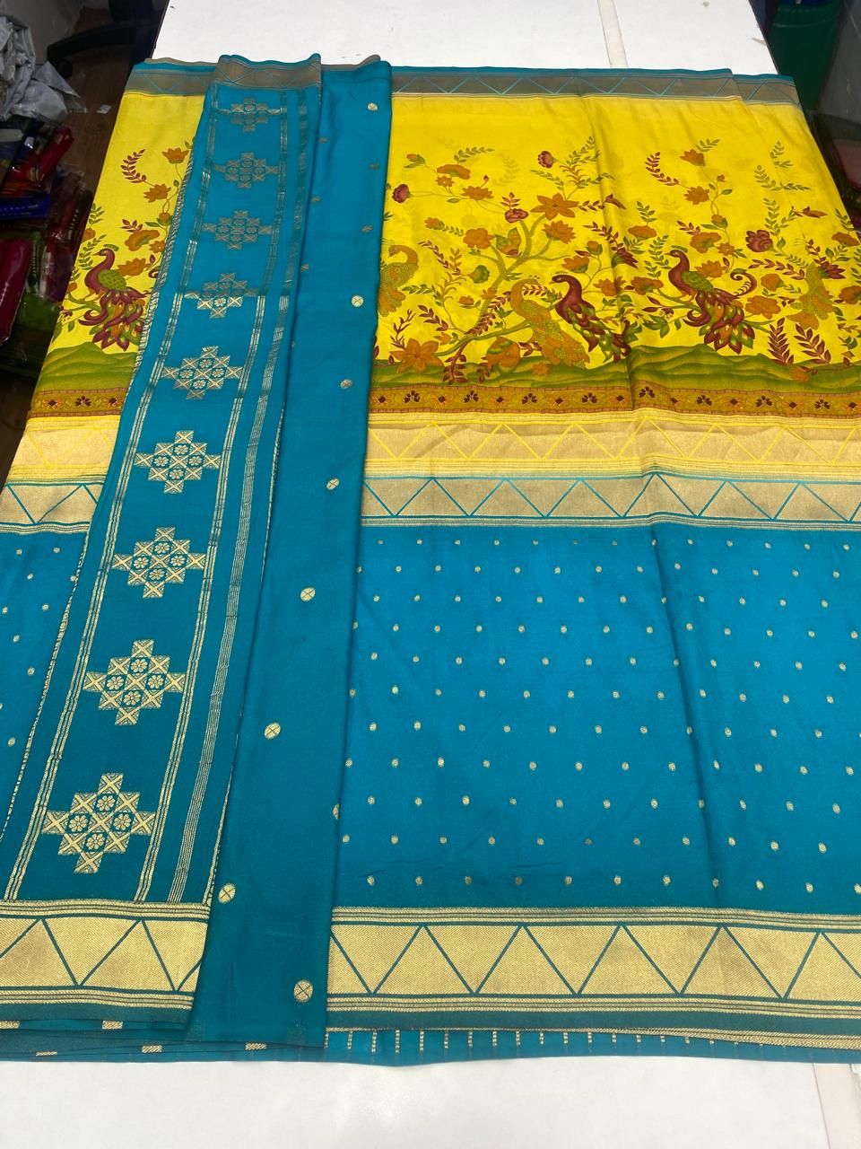 Khaddi Georgette Digital Print Saree (2815)