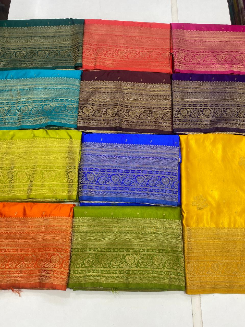 Satin Butta Jari Border Saree (2821)