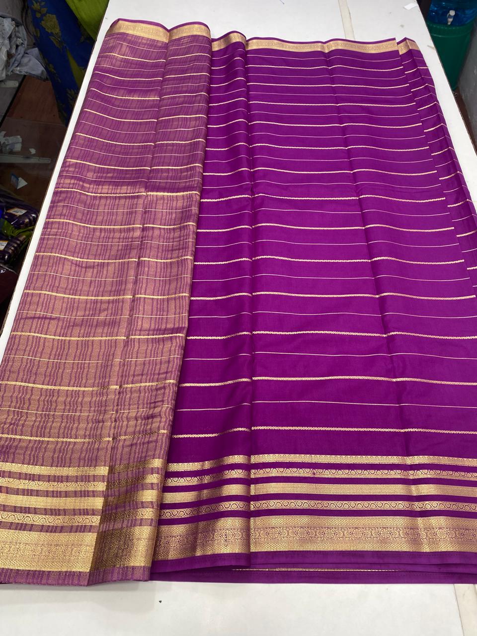 Mysore Crepe Self Saree (2806)