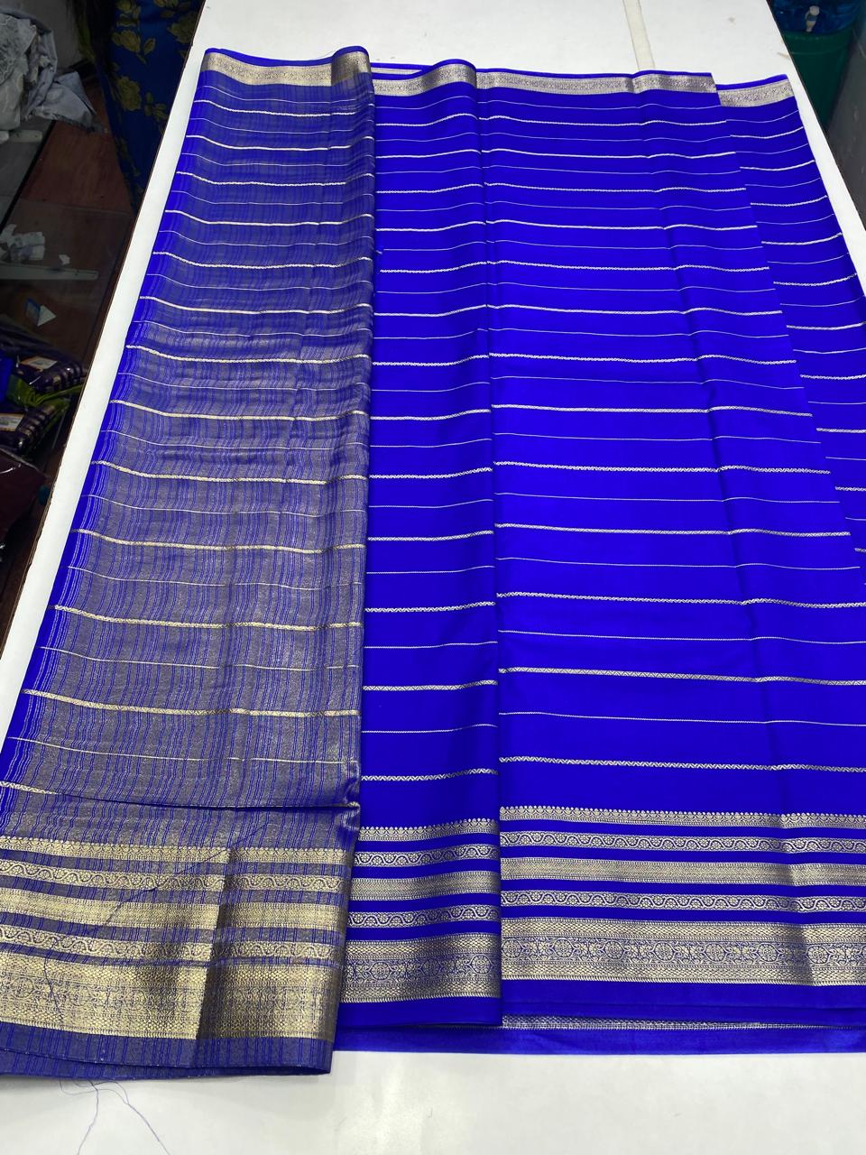 Mysore Crepe Self Saree (2806)