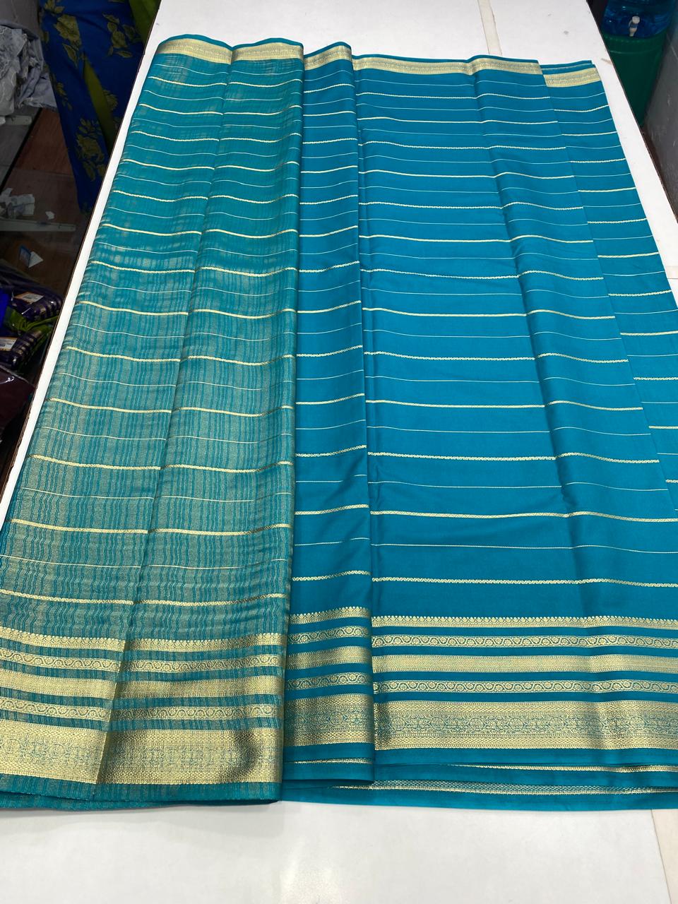 Mysore Crepe Self Saree (2806)