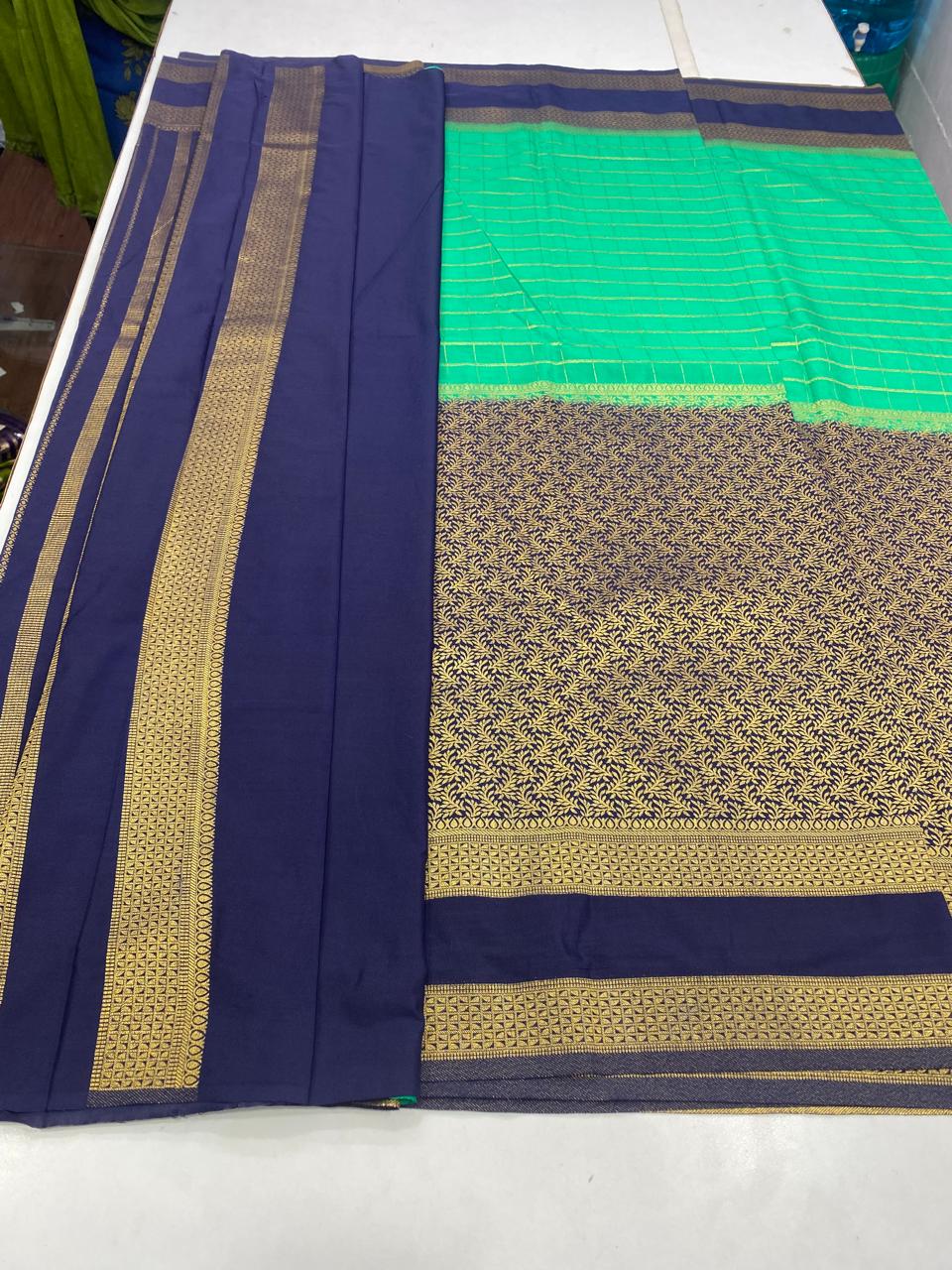 Crepe Half And Half Saree (2826)