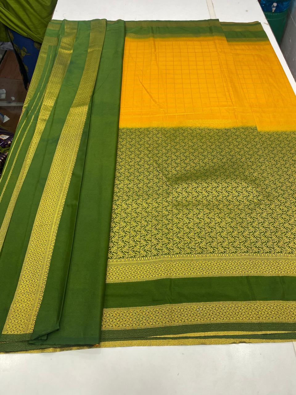 Crepe Half And Half Saree (2826)