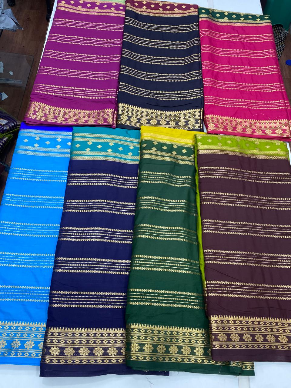 Crepe Half And Half Saree(2824)