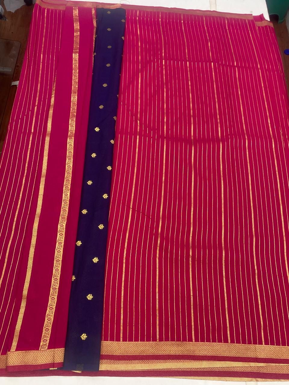 Georgette Lines Saree (2811)