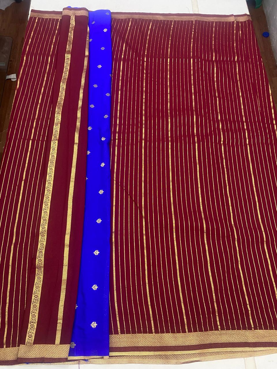 Georgette Lines Saree (2811)