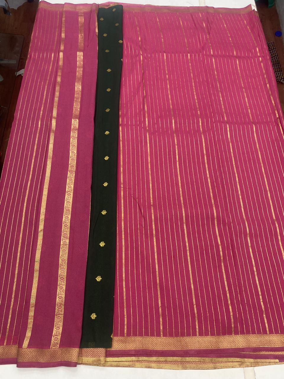 Georgette Lines Saree (2811)