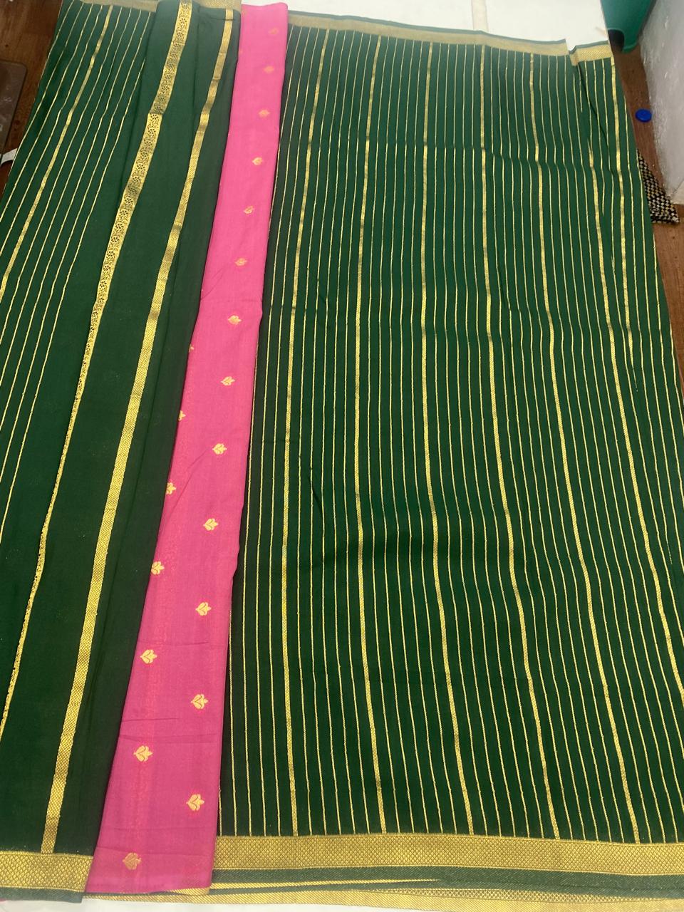 Georgette Lines Saree (2811)