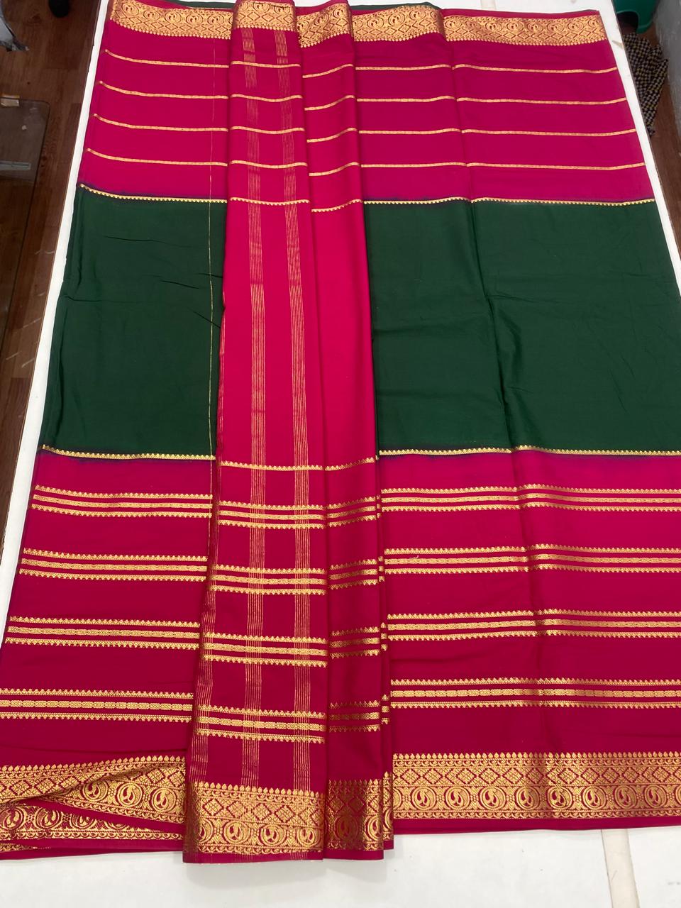 Mysore Crepe Bentex Border Saree(2823)
