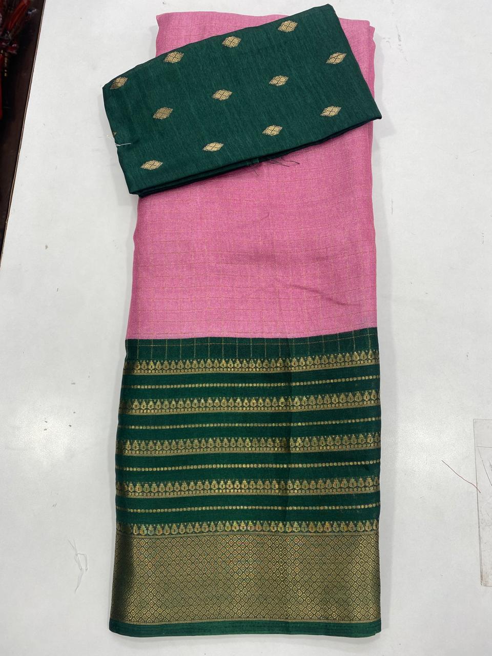 Fancy Georgette Checks Saree (2838)